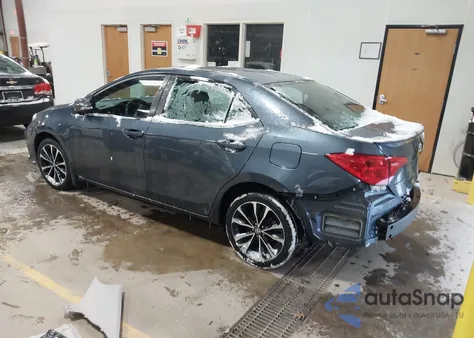 2019 Toyota Corolla Se z USA, uszkodzony, nr VIN 2T1BURHE8KC160668
